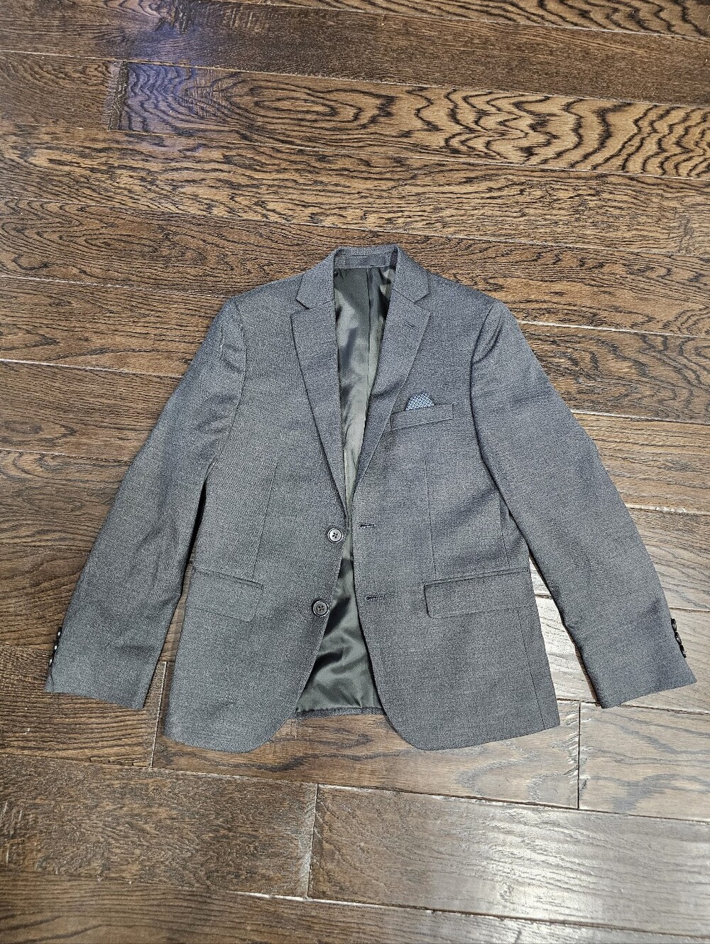 Lauren By Ralph Lauren Boys Sports Coat, Charcoal, Size 12 , Great Condition